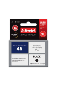 Activejet AH-46BR Inkoust (náhradní inkoust HP 46 CZ637AE; Premium; 35 ml; černý) Obrázok pre Activejet AH-46BR Inkoust (náhradní inkoust HP 46 CZ637AE; Premium; 35 ml; černý)