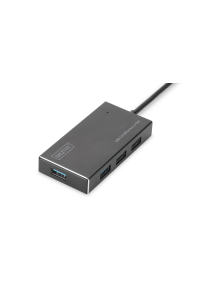 Obrázok pre Digitus DA-70240-1 rozbočovač rozhraní USB 3.2 Gen 1 (3.1 Gen 1) Type-A 5000 Mbit/s Černá