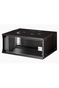 Digitus DN-49201 rack 4U Nástěnný regál Černá Obrázok pre Digitus DN-49201 rack 4U Nástěnný regál Černá