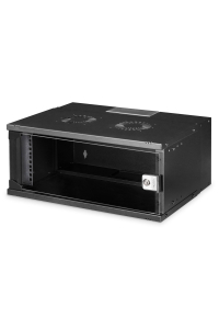 Digitus DN-49201 rack 4U Nástěnný regál Černá Obrázok pre Digitus DN-49201 rack 4U Nástěnný regál Černá