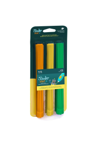 Obrázok pre 3Doodler Start 3DS-ECO-MIX2-75 materiál pro 3D tisk Kompostovatelný plast Zelená, Oranžová, Žlutá 1 g