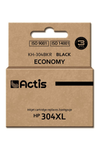 Obrázok pre Actis KH-304BKR Inkoust (náhrada za HP 304XL N9K08AE; prémiový; 20 ml; černý)