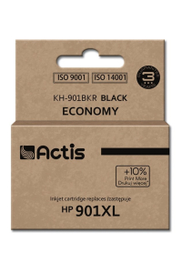 Actis KH-901BKR Inkoust (náhradní inkoust HP 901XL CC654AE; standardní; 20 ml; černý) Obrázok pre Actis KH-901BKR Inkoust (náhradní inkoust HP 901XL CC654AE; standardní; 20 ml; černý)