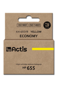 Obrázok pre Actis KH-655YR (náhradní inkoust HP 655 CZ112AE; standardní; 12 ml; žlutý)