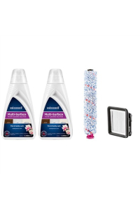 Bissell | Cleaning Pack | MultiSurface (2xDetergents+Brushroll+Filter) Obrázok pre Bissell | Cleaning Pack | MultiSurface (2xDetergents+Brushroll+Filter)