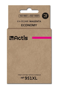 Obrázok pre Actis Inkoust KH-951MR (náhradní inkoust HP 951XL CN047AE; standardní; 25 ml; červený)