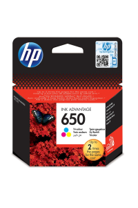 HP 650 Originální Azurová, Purpurová, Žlutá 1 kusů Obrázok pre HP 650 Originální Azurová, Purpurová, Žlutá 1 kusů