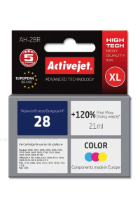 Activejet Inkoust AH-28R (náhradní inkoust HP 28 C8728A; Premium; 21 ml; barevný) Obrázok pre Activejet Inkoust AH-28R (náhradní inkoust HP 28 C8728A; Premium; 21 ml; barevný)