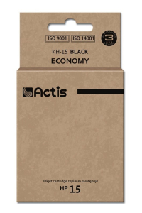 Obrázok pre Actis KH-15 (náhradní inkoust HP 15 C6615N; standardní; 44 ml; černý)