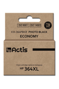 Obrázok pre Actis KH-364PBKR Inkoust (náhradní inkoust HP 364XL CB322EE; standardní; 12 ml; černý, fotografický)