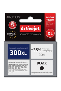 Activejet Inkoust AH-300BRX (náhradní inkoust HP 300XL CC641EE; Premium; 20 ml; černý) Obrázok pre Activejet Inkoust AH-300BRX (náhradní inkoust HP 300XL CC641EE; Premium; 20 ml; černý)