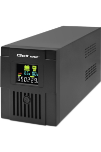 Obrázok pre Qoltec 53771 zdroj nepřerušovaného napětí Line-interaktivní 2 kVA 1200 W 2 AC zásuvky / AC zásuvek