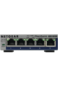 NETGEAR GS105E-200PES síťový přepínač Řízený L2/L3 Gigabit Ethernet (10/100/1000) Šedá Obrázok pre NETGEAR GS105E-200PES síťový přepínač Řízený L2/L3 Gigabit Ethernet (10/100/1000) Šedá