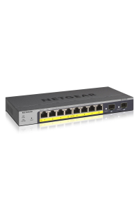 NETGEAR GS110TP Řízený L2/L3/L4 Gigabit Ethernet (10/100/1000) Podpora napájení po Ethernetu (PoE) Šedá Obrázok pre NETGEAR GS110TP Řízený L2/L3/L4 Gigabit Ethernet (10/100/1000) Podpora napájení po Ethernetu (PoE) Šedá
