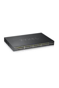 Zyxel GS1920-48HPV2 Řízený Gigabit Ethernet (10/100/1000) Podpora napájení po Ethernetu (PoE) Černá Obrázok pre Zyxel GS1920-48HPV2 Řízený Gigabit Ethernet (10/100/1000) Podpora napájení po Ethernetu (PoE) Černá