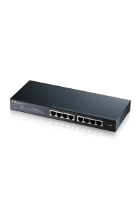 Zyxel GS1900-8 Řízený L2 Gigabit Ethernet (10/100/1000) Černá Obrázok pre Zyxel GS1900-8 Řízený L2 Gigabit Ethernet (10/100/1000) Černá