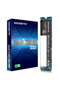 GIGABYTE Gen3 2500E SSD 1TB M.2 PCI Express 3.0 NVMe 3D NAND Obrázok pre GIGABYTE Gen3 2500E SSD 1TB M.2 PCI Express 3.0 NVMe 3D NAND