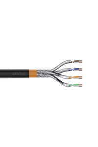 Digitus DK-1741-VH-1-OD síťový kabel Černá 100 m Cat7 S/FTP (S-STP) Obrázok pre Digitus DK-1741-VH-1-OD síťový kabel Černá 100 m Cat7 S/FTP (S-STP)