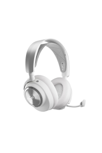 Obrázok pre Steelseries Arctis Nova Pro Wireless Sluchátka s mikrofonem Kabelový a bezdrátový Přes hlavu Hraní Bluetooth Stříbrná, Bílá