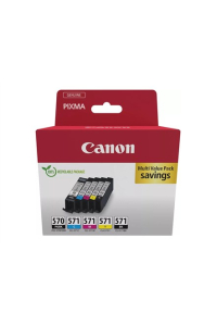 Canon 0372C006 inkoustová náplň 5 kusů Originální Černá, Azurová, Purpurová, Žlutá Obrázok pre Canon 0372C006 inkoustová náplň 5 kusů Originální Černá, Azurová, Purpurová, Žlutá