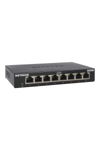 Obrázok pre NETGEAR GS308-300PES síťový přepínač Nespravované L2 Gigabit Ethernet (10/100/1000) Černá