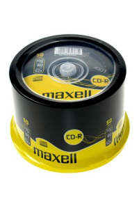 Maxell MAX27051 prázdné CD CD-R 700 MB 52x 50 kusů Obrázok pre Maxell MAX27051 prázdné CD CD-R 700 MB 52x 50 kusů