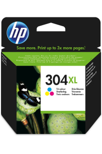 HP 304XL Tříbarevná originální inkoustová kazeta Obrázok pre HP 304XL Tříbarevná originální inkoustová kazeta