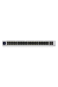 Ubiquiti UniFi Pro 48-Port PoE Řízený L2/L3 Gigabit Ethernet (10/100/1000) Podpora napájení po Ethernetu (PoE) 1U Stříbrná Obrázok pre Ubiquiti UniFi Pro 48-Port PoE Řízený L2/L3 Gigabit Ethernet (10/100/1000) Podpora napájení po Ethernetu (PoE) 1U Stříbrná
