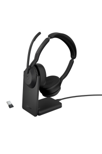 Obrázok pre Jabra Evolve2 55 Sluchátka s mikrofonem Bezdrátový Přes hlavu Kancelář / call centrum USB typu C Bluetooth