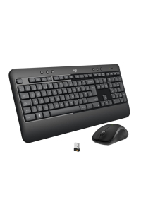 Logitech MK540 Advanced klávesnice Obsahuje myš Univerzální RF bezdrátový QWERTY US Mezinárodní Černá Obrázok pre Logitech MK540 Advanced klávesnice Obsahuje myš Univerzální RF bezdrátový QWERTY US Mezinárodní Černá
