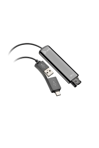 HP Poly Černý adaptér Poly DA75 USB na QD TAA Obrázok pre HP Poly Černý adaptér Poly DA75 USB na QD TAA