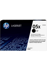 HP 05X Černá originální tonerová kazeta LaserJet s vysokou výtěžností Obrázok pre HP 05X Černá originální tonerová kazeta LaserJet s vysokou výtěžností