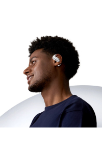 SHOKZ OpenFit Air, weiss Sluchátka s mikrofonem Bezdrátový Za ucho Volání / hudba / sport / volný čas Bluetooth Bílá Obrázok pre SHOKZ OpenFit Air, weiss Sluchátka s mikrofonem Bezdrátový Za ucho Volání / hudba / sport / volný čas Bluetooth Bílá