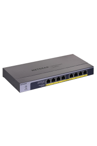 NETGEAR GS108PP Nespravované Gigabit Ethernet (10/100/1000) Podpora napájení po Ethernetu (PoE) Černá Obrázok pre NETGEAR GS108PP Nespravované Gigabit Ethernet (10/100/1000) Podpora napájení po Ethernetu (PoE) Černá