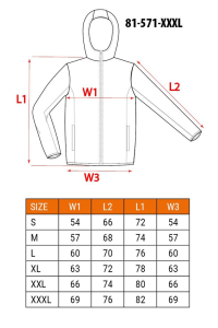 Obrázok pre NEO tools 81-571-XXXL pracovní oděv Bunda