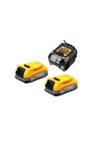 DEWALT AKUMULATOR 18V 1,7Ah POWERSTACK 2szt. + ŁADOWARKA DCB1102 Obrázok pre DEWALT AKUMULATOR 18V 1,7Ah POWERSTACK 2szt. + ŁADOWARKA DCB1102