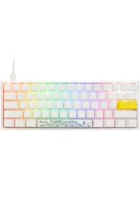 Ducky One 2 Pro Mini White Edition Gaming Keyboard, RGB LED - Cherry Blue (US) Obrázok pre Ducky One 2 Pro Mini White Edition Gaming Keyboard, RGB LED - Cherry Blue (US)