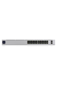 Obrázok pre Ubiquiti UniFi Pro 24-Port PoE Řízený L2/L3 Gigabit Ethernet (10/100/1000) Podpora napájení po Ethernetu (PoE) 1U Stříbrná