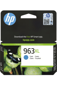 HP 963XL Azurová originální inkoustová kazeta s vysokou výtěžností Obrázok pre HP 963XL Azurová originální inkoustová kazeta s vysokou výtěžností