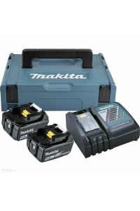 MAKITA POWER SUPPLY KIT 18V 2x5,0Ah (BL1850Bx2+DC18RC) MAKPAC Obrázok pre MAKITA POWER SUPPLY KIT 18V 2x5,0Ah (BL1850Bx2+DC18RC) MAKPAC