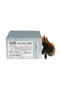 iBox CUBE II napájecí zdroj 400 W 20+4 pin ATX ATX Stříbrná Obrázok pre iBox CUBE II napájecí zdroj 400 W 20+4 pin ATX ATX Stříbrná