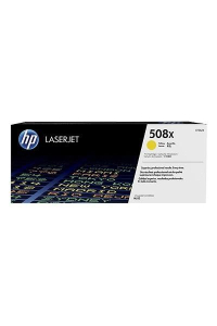 HP 508X Žlutá originální tonerová kazeta LaserJet s vysokou výtěžností Obrázok pre HP 508X Žlutá originální tonerová kazeta LaserJet s vysokou výtěžností
