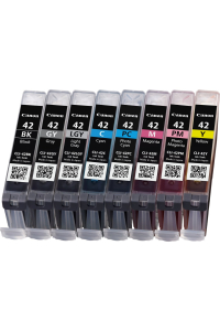 Obrázok pre Canon 6384B010 inkoustová náplň 8 kusů Originální Standardní výtěžnost Černá, Azurová, Šedá, Světle šedá, Purpurová, Cyan fotografická, Magenta fotografická, Žlutá
