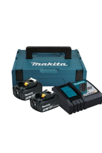 ZESTAW ZASILAJĄCY 18V MAKPAC 2*3.0AH BL1830B+DC18RC Obrázok pre ZESTAW ZASILAJĄCY 18V MAKPAC 2*3.0AH BL1830B+DC18RC