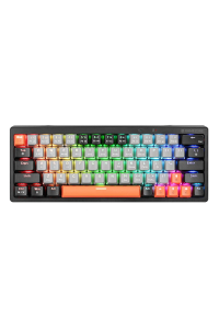 Obrázok pre Tracer TRAKLA47297 klávesnice Hraní USB + RF Wireless + Bluetooth QWERTY Anglický Šedá