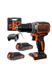 Obrázok pre BLACK+DECKER WKRĘTARKA 18V BL186KB 52Nm 2x2,0Ah BL