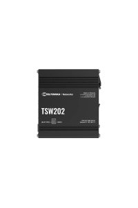 Teltonika TSW202 Řízený L2 Gigabit Ethernet (10/100/1000) Podpora napájení po Ethernetu (PoE) Hliník, Modrá Obrázok pre Teltonika TSW202 Řízený L2 Gigabit Ethernet (10/100/1000) Podpora napájení po Ethernetu (PoE) Hliník, Modrá