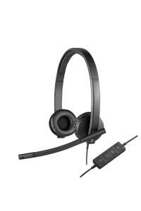 Logitech H570E Sluchátka s mikrofonem Kabel Přes hlavu Kancelář / call centrum USB Typ-A Černá Obrázok pre Logitech H570E Sluchátka s mikrofonem Kabel Přes hlavu Kancelář / call centrum USB Typ-A Černá