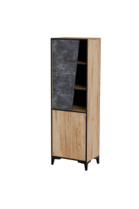 Obrázok pre Cama 2D knihovna OVO 50x38xV182,5 dub/beton