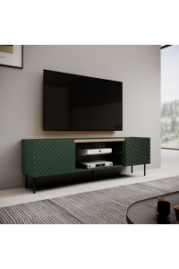EF ONDA RTV skříň 180,5x40xV58,39 zelená (stojící nebo nástěnná) Obrázok pre EF ONDA RTV skříň 180,5x40xV58,39 zelená (stojící nebo nástěnná)